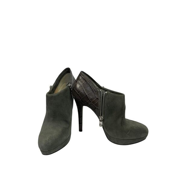 Michael Kors Dark slate Suede Bootie - Picture 8 of 9